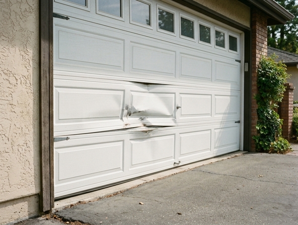 Garage door panel replacement service in Alabama